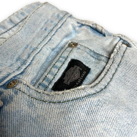 Vintage Harley-Davidson Mens Jeans 34 Relaxed Leg Cotton Denim Actual 32 x 32. - Picture 5 of 8